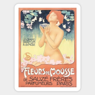 Fleurs de Mousse, 1898 Sticker